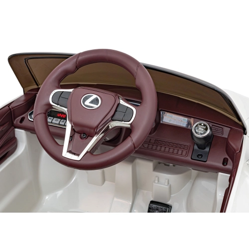 Autko na akumulator dla dzieci Lexus LC500 Biały JE1618.BIA